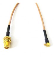 Cabo coaxial com pecas de conexao MMCX/SMA