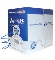 CABO PACIFIC UTP CAT5 2P PRETO 500 MTS