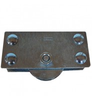 ROLDANA 2P EM U COM SUPORTE LATERAL PARA TUBO DE 1/2P GALVANIZADO 024602