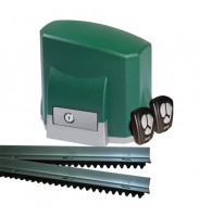KIT SOLO CONDOMÍNIO 1,0 220V 1/2HP 02 TX 433MHZ 02 CREMALHEIRAS DE 1,5M INDUSTRIAL CENTRAL G-II 512 POSIÇÕES