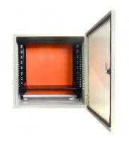 MINI QUADRO RACK (2 prensa cabo de uma polegada, 1 ventoinha, , 1 quadro de comando cl 555517, 1 suporte lateral esquerdo para rack, 1 suporte lateral direito para rack e 1 bandeja para rack com aba)-Quadro com disponibilidade para 10 U's