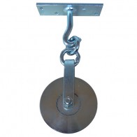 ROLDANA 3P EM U PARA CABO DE AÇO COM SUPORTE E GANCHO 027704