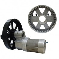 "KIT PARA PORTA DE ENROLAR ROLLER 127V FC REED COM FREIO CREMALHEIRA ALUMÍNIO AL31"