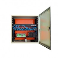 MAX COMBO CFTV (1 fonte nobreak 24V/7A, 2 baterias 12v/7a, 1 quadro com ventilação forçada, 1 disjuntos, barra de conecoteres)